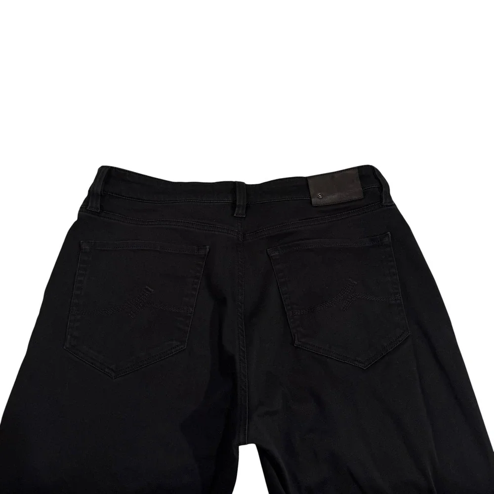 34 Heritage Courage Straight Leg Pants Mens 36x34 Black Twill Chino Jeans